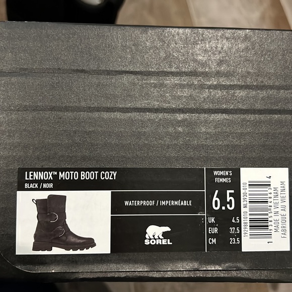 Sorel waterproof Lennox Moto Boot - Picture 6 of 6